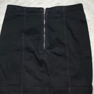 Free people body on skirt. Size 8. Black